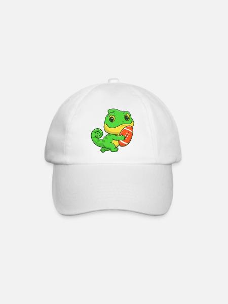Dino-Gridiron-Niedlichkeit - Baseballkappe - Weiß/Weiß
