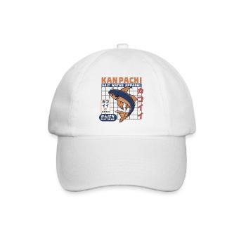 Kanpachi Salzwasser Apparel - Baseballkappe - Weiß/Weiß - Vorne