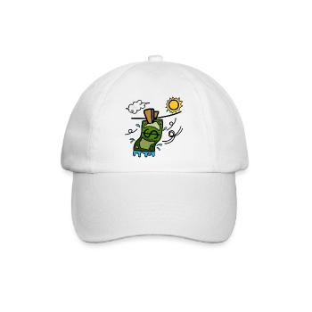 Geldwäsche - Baseballkappe - Weiß/Weiß - Vorne