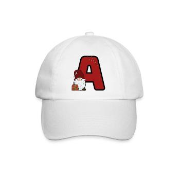 A Festtagszauber: Santa & Lichter - Baseballkappe - Weiß/Weiß - Vorne