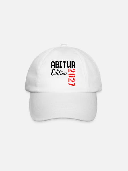 Abitur 2027 - Baseballkappe - Weiß/Weiß