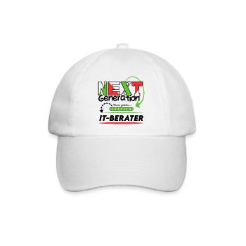 IT-Berater Next Generation Beruf Arbeit Mann Job - Baseballkappe - Weiß/Weiß - Vorne