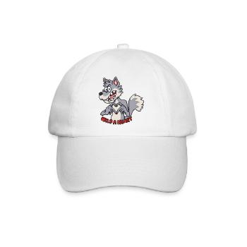 Wild A Heart - Baseballkappe - Weiß/Weiß - Vorne