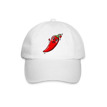 Chili_Pepper - Baseballkappe - Weiß/Weiß - Vorne