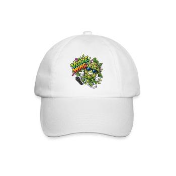 Veggie Wins Artischocke - Baseballkappe - Weiß/Weiß - Vorne