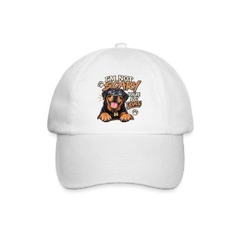 Ich bin nicht gruselig, du bist dramatisch - Baseballkappe - Weiß/Weiß - Vorne