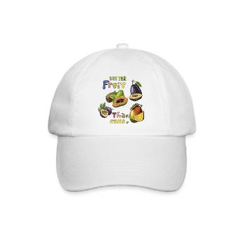 Obst  - Baseballkappe - Weiß/Weiß - Vorne