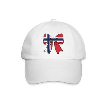 Norwegischer Bogen - Baseballkappe - Weiß/Weiß - Vorne