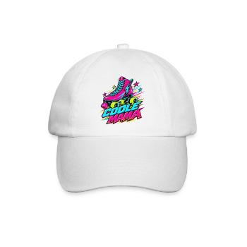 Neon Roller Mama - Baseballkappe - Weiß/Weiß - Vorne