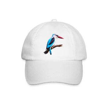 Woodland_Kingfisher - Baseballkappe - Weiß/Weiß - Vorne