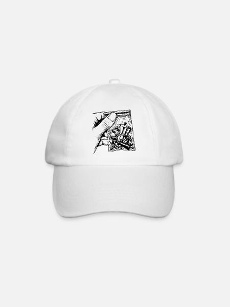 Barista Kaffee-Duftbeutel Koffein-Humor-Geschenk - Baseballkappe - Weiß/Weiß