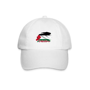 Palästina - Baseballkappe - Weiß/Weiß - Vorne