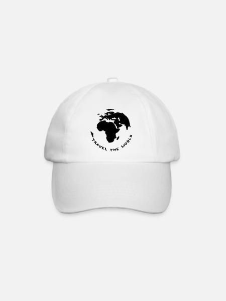 Reisen - Baseballkappe - Weiß/Weiß
