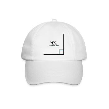 ich hab immer recht - Baseballkappe - Weiß/Weiß - Vorne