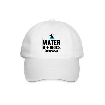 Wassergymnastik Instruktor Aquatic Fitness Trainer - Baseballkappe - Weiß/Weiß - Vorne