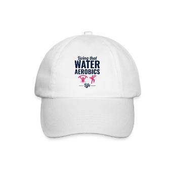 Wassergymnastik Aquatische Fitness Aqua Exercise - Baseballkappe - Weiß/Weiß - Vorne