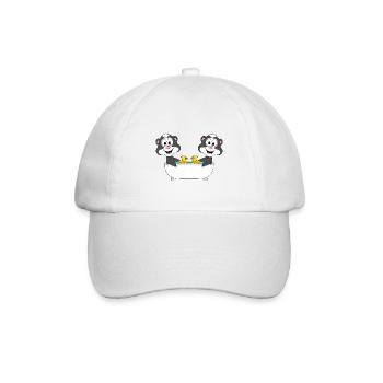 STINKTIERE - BADEWANNE - TIERE - KINDER - BABY - Baseballkappe - Weiß/Weiß - Vorne