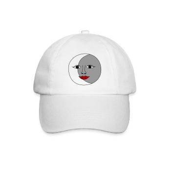 Sun and moon - Baseballkappe - Weiß/Weiß - Vorne
