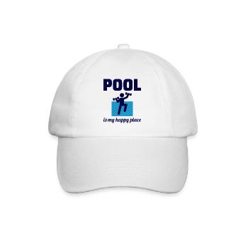 Wassergymnastik Aqua Fitness Aqua Exercise Pool - Baseballkappe - Weiß/Weiß - Vorne