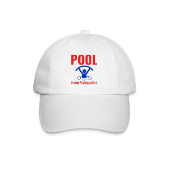 Wassergymnastik Aqua Fitness Aqua Exercise Pool - Baseballkappe - Weiß/Weiß - Vorne