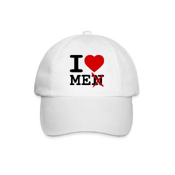 I love me - Baseballkappe - Weiß/Weiß - Vorne