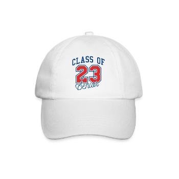 Klasse von 23 Senioren - Baseballkappe - Weiß/Weiß - Vorne