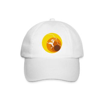 Kletter Sturz-Retro - Baseballkappe - Weiß/Weiß - Vorne