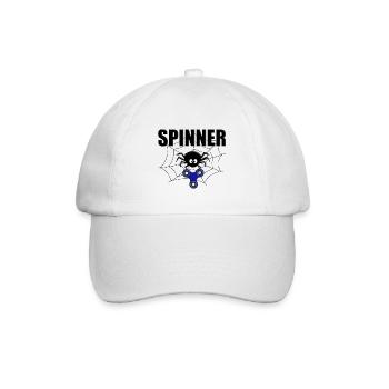 SPINNE - SPINNER - SPINNEN - TIER - FIDGET TOY - Baseballkappe - Weiß/Weiß - Vorne