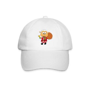 SCHAF - WEIHNACHTSMANN - TIER - TIERISCH - Baseballkappe - Weiß/Weiß - Vorne