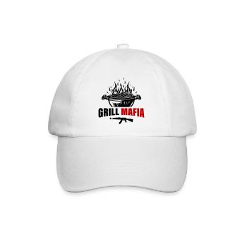 Grill Mafia - Baseballkappe - Weiß/Weiß - Vorne