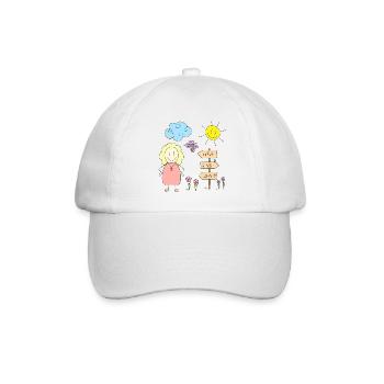 Have a nice day - Baseballkappe - Weiß/Weiß - Vorne