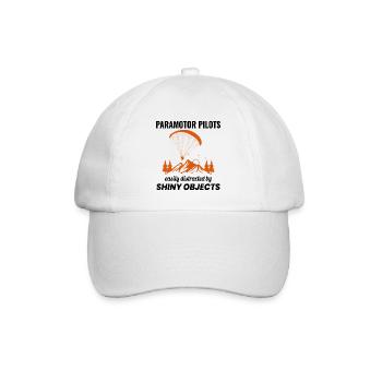 Motorschirmpilot Motorschirm Motorschirm - Baseballkappe - Weiß/Weiß - Vorne