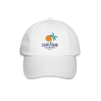 Surftour Teahupoo Tahiti - Baseballkappe - Weiß/Weiß - Vorne