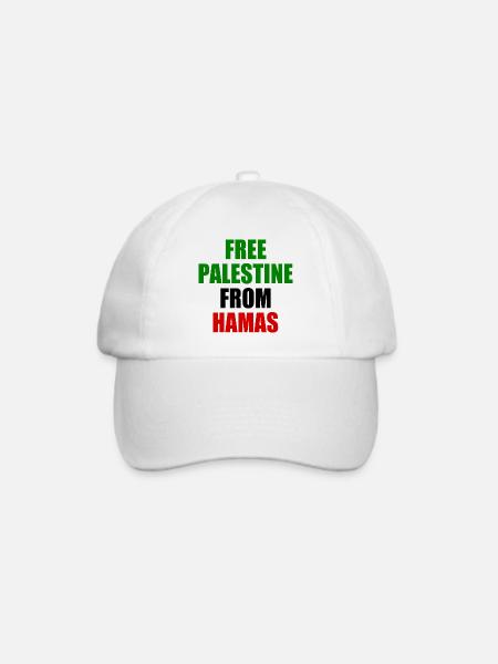 Israel - Free palestine - Baseballkappe - Weiß/Weiß