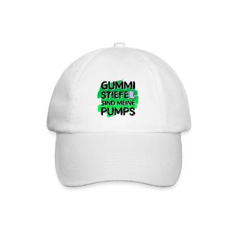 Garten Gummistiefel Sind Meine Pumps - Baseballkappe - Weiß/Weiß - Vorne