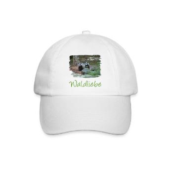 wald 57 mit dachs - Baseballkappe - Weiß/Weiß - Vorne