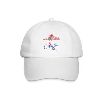 Croatia - Baseballkappe - Weiß/Weiß - Vorne