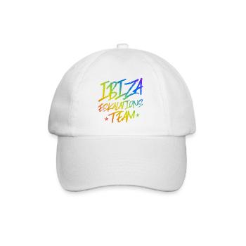 Ibiza Eskalation - Baseballkappe - Weiß/Weiß - Vorne