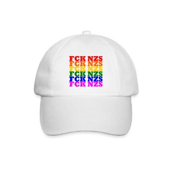 Fck nzs - Baseballkappe - Weiß/Weiß - Vorne