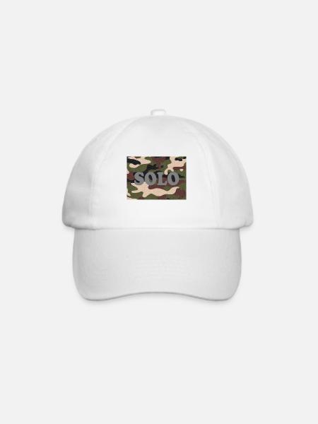 Solo - Baseballkappe - Weiß/Weiß