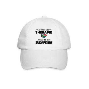 Südafrika - Baseballkappe - Weiß/Weiß - Vorne