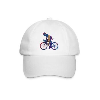 Fahrrad - Baseballkappe - Weiß/Weiß - Vorne