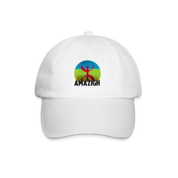 Amazigh - Baseballkappe - Weiß/Weiß - Vorne