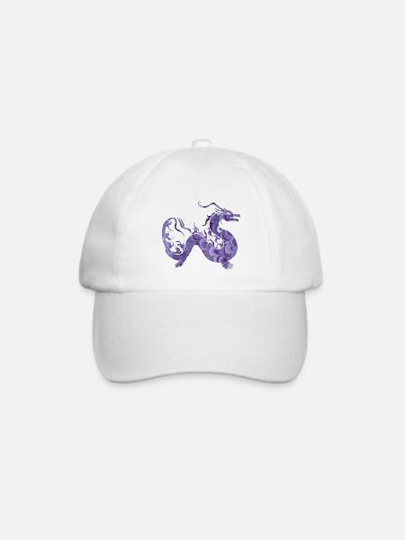 drachen e 76 - Baseballkappe - Weiß/Weiß