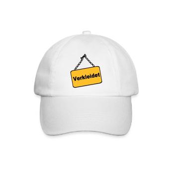 Party Shirt ,Feiern , Karneval, Verkleidet(25) - Baseballkappe - Weiß/Weiß - Vorne