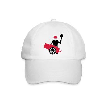 kanone - Baseballkappe - Weiß/Weiß - Vorne