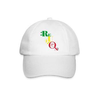 Logo Sitzung METIS 04 v2 - Baseballkappe - Weiß/Weiß - Vorne