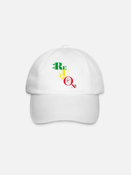 Logo Sitzung METIS 04 v2 - Baseballkappe - Weiß/Weiß