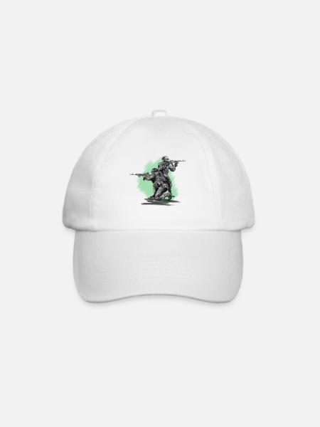 Special Forces - Baseballkappe - Weiß/Weiß
