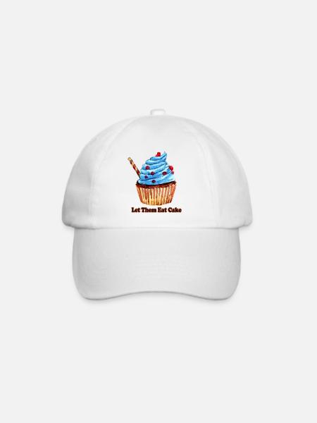 Kuchen - Baseballkappe - Weiß/Weiß